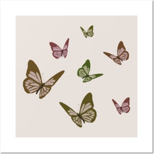 Flying Butterflies Posters and Art